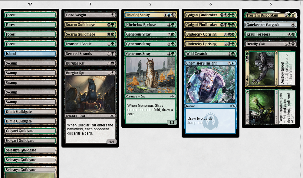 4 Color Golgari 11-3-18